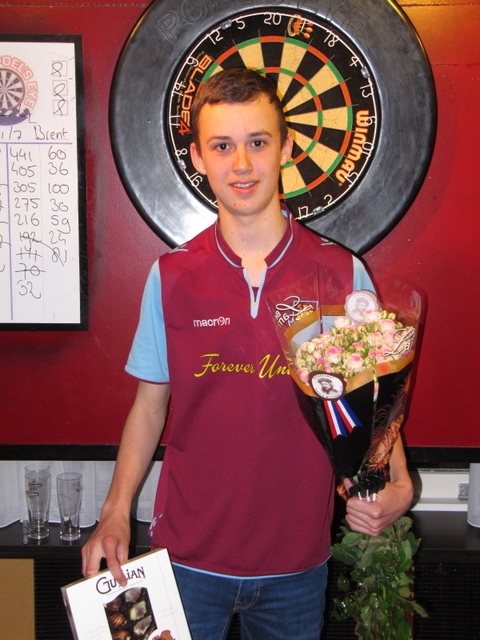 Brent wint 13e speelavond en hoogste finish: 154